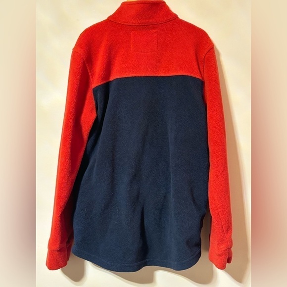 Levi-Fleece Zip up Sweater (red/Blue) - Picture 3 of 4